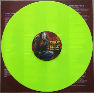 Razor – Cycle Of Contempt (Neon Yellow Vinyl) LP Razor – Cycle Of Contempt (Neon Yellow Vinyl) LP