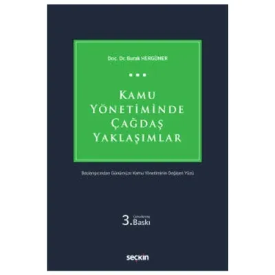 Kamu Yönetiminde Çağdaş Yaklaşımlar Burak Hergüner