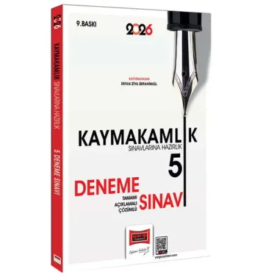 Kaymakamlık Sınavlarına Hazırlık 5 Deneme 9.BASKI