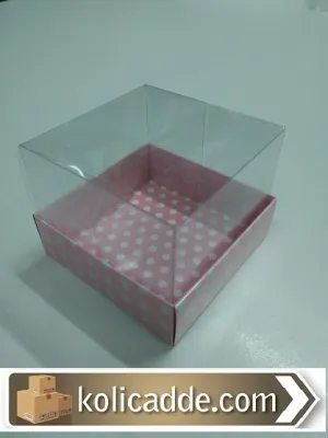 Asetat Kapaklı Kutu 9x9x7 cm