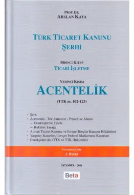 Türk Ticaret Kanunu Şerhi