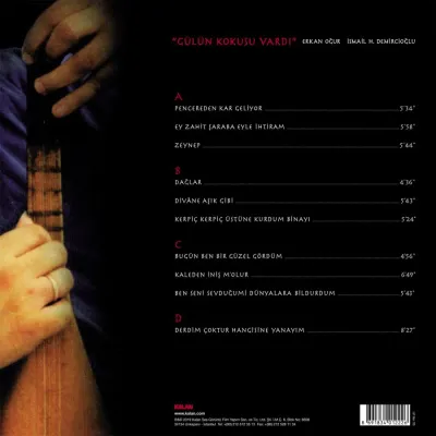 Erkan Oğur Ismail Hakkı Demircioğlu - Gülün Kokusu Vardı LP Erkan Oğur Ismail Hakkı Demircioğlu - Gülün Kokusu Vardı LP
