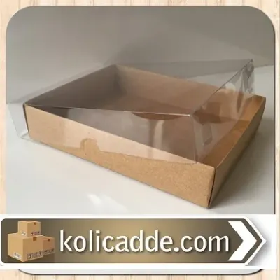 Altı Kraft Üstü Asetat Yasin Kutusu 12x15x3 cm