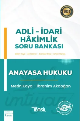 Anayasa Hukuku Soru Bankası Metin Kaya Anayasa Hukuku Soru Bankası Metin Kaya