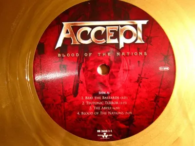 Accept – Blood Of The Nations (Gold Vinyl) LP