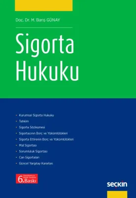 Sigorta Hukuku M. Barış Günay