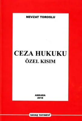 Ceza Hukuku Özel Kısım