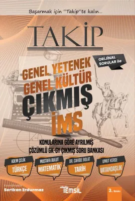 TAKİP GY-GK İMS Çıkmış Soru Bankası Sertkan Erdurmaz TAKİP GY-GK İMS Çıkmış Soru Bankası Sertkan Erdurmaz