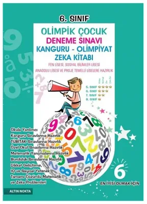 6. Sınıf Olimpik Çocuk Deneme Sınavı Kanguru %15 indirimli Komisyon