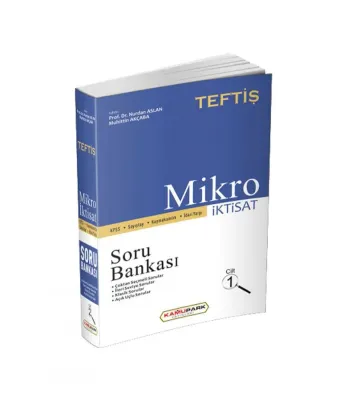 TEFTİŞ KPSS Mikro İktisat Cilt 1 Soru Bankası %25 indirimli Muhittin A