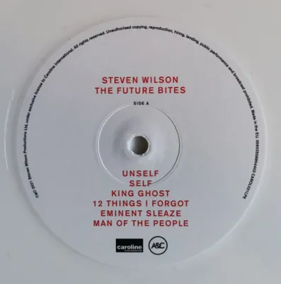 Steven Wilson – The Future Bites (White Vinyl) LP Steven Wilson – The Future Bites (White Vinyl) LP