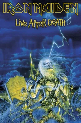 Iron Maiden 'Live After Death' Textile Poster