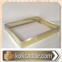 Gold Asetat Kutu 26x33x5 cm