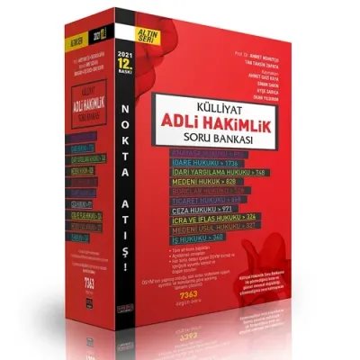 Külliyat Adli Hakimlik Modüler Soru Bankası Nokta Atış Seti Savaş Yayınları 2021