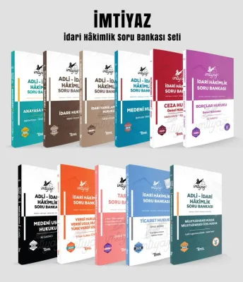 İmtiyaz İdari Hâkimlik Soru Bankası Seti 2025 Metin Kaya