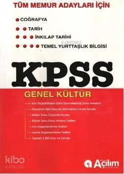 KPSS Genel Kültür