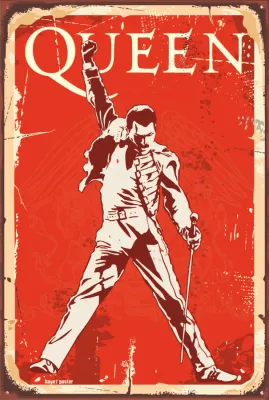 Queen Ahşap Poster