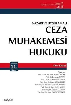 Ceza Muhakemesi Hukuku Ders Kitabı