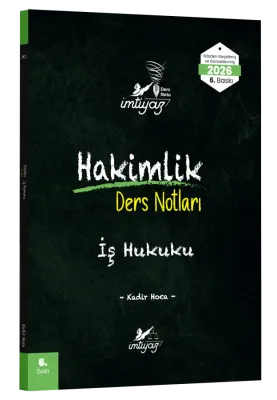 İMTİYAZ İş Hukuku Ders Notu