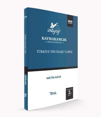 İMTİYAZ Türkiye'nin İdari Yapısı Kaymakamlık Konu Anlatım Kitabı