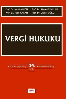Vergi Hukuku 34.BASKI