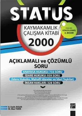 Status Kaymakamlık Çalışma Kitabı M. İlker Tekir