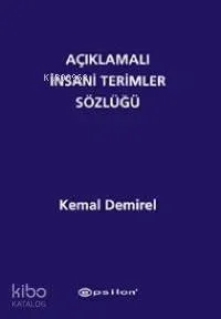 Açıklamalı İnsani Terimler Sözlüğü