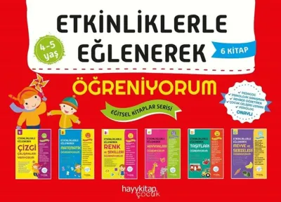 Etkinliklerle Eğlenerek Öğreniyorum (6 Kitap Takım) Canan Öztürk