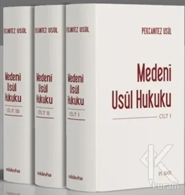 Medeni Usül Hukuku (3 Cilt Takım) (Ciltli) Mine Akkan