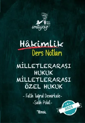 İMTİYAZ Milletlerarası Hukuk- Milletlerarası Özel Hukuk Ders Notları F İMTİYAZ Milletlerarası Hukuk- Milletlerarası Özel Hukuk Ders Notları F