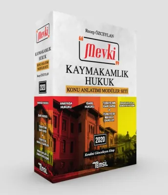 Mevki Kaymakamlık Hukuk Konu Anlatımı Modüler Seti Recep Özceylan