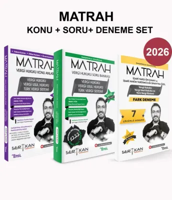 MATRAH Konu Anlatımı + Soru Bankası + Deneme 3'lü Set 2026 Sertkan Erd
