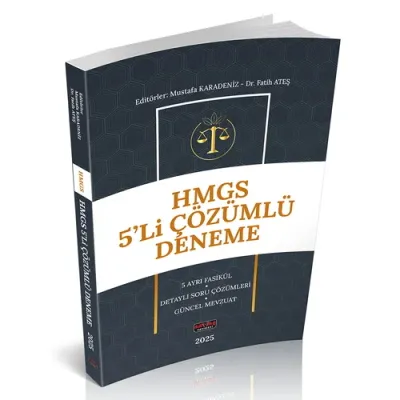 HUKAL HMGS 5'li Çözümlü Deneme Sınavı