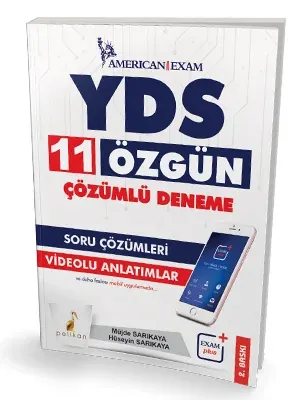 YDS 11 Özgün Çözümlü Deneme Soru Çözümleri Videolu Anlatımlar %35 indi