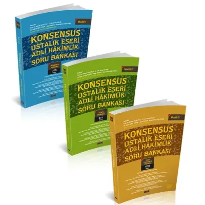 KONSENSUS Ustalık Eseri Adli Hakimlik Soru Bankası Ahmet Nohutçu KONSENSUS Ustalık Eseri Adli Hakimlik Soru Bankası Ahmet Nohutçu