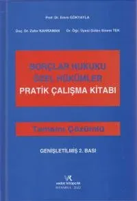 BORÇLAR HUKUKU ÖZEL HÜKÜMLER PRATİK 2.B 2022 EMRE GÖKYAYLA