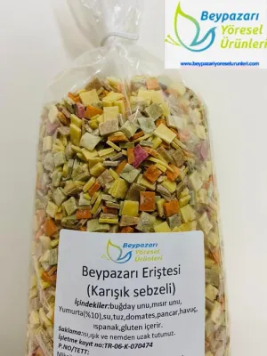 karışık sebzeli çorbalık erişte (1kg) karışık sebzeli çorbalık erişte (1kg)