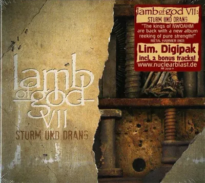 Lamb Of God ‎– VII: Sturm Und Drang CD