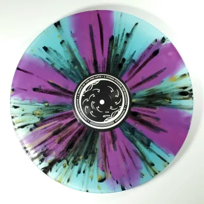 Mastodon – Remission (Electric Blue with Purple Pinwheels and Metallic Mastodon – Remission (Electric Blue with Purple Pinwheels and Metallic