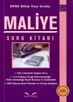 Maliye Soru Kitabı %22 indirimli Komisyon