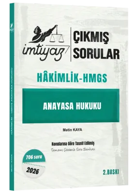 İmtiyaz Anayasa Hukuku - Çıkmış Sorular