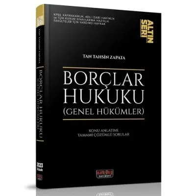 Altın Seri Borçlar Hukuku Genel Hükümler 26.BASKI