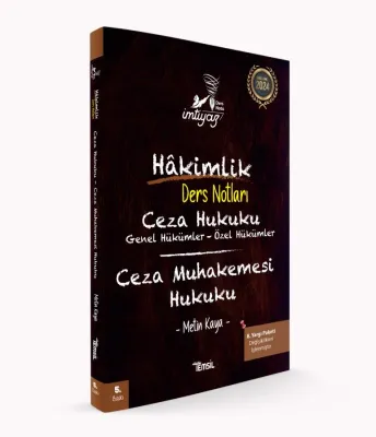 İmtiyaz Ceza Hukuku & Ceza Muhakemesi Hukuku Hakimlik Ders Notları Met
