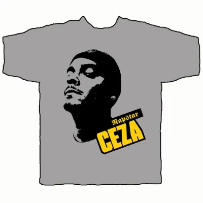 Ceza - Rapstar (Gri) T-shirt Ceza - Rapstar (Gri) T-shirt