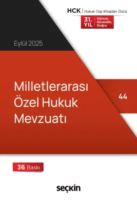 Milletlerarası Özel Hukuk Mevzuatı (Cep Kitabı) 36.BASKI