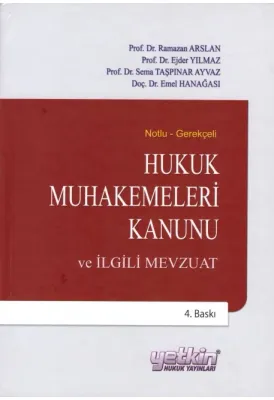 Hukuk Muhakemeleri Kanunu ve İlgili Mevzuat