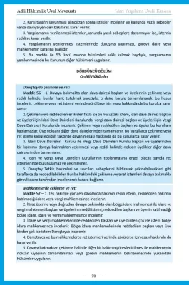İdari Hakimlik Usul Mevzuatı Sertkan Erdurmaz