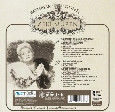 Zeki Müren: Batmayan Güneş - LP