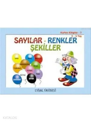 Karton Kitap-7-Sayılar, Renkler, Şekiller