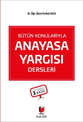 Anayasa Yargısı Dersleri